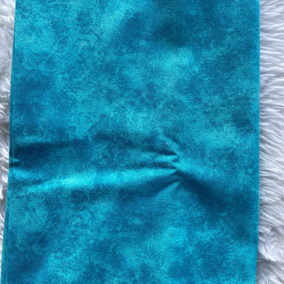 Vibrant Floral & Aqua Blue Fabric Bundle – ½ Yard Each – Bright & Bold - Picture 3 of 3